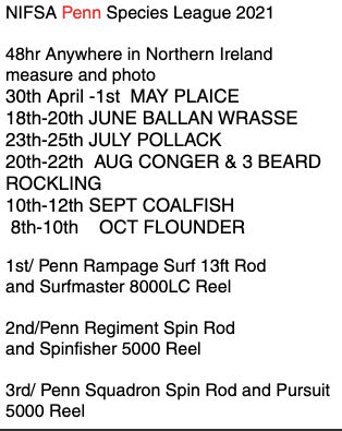 At last, NIFSA starts its first competition this weekend, beginning with longest Plaice hunt