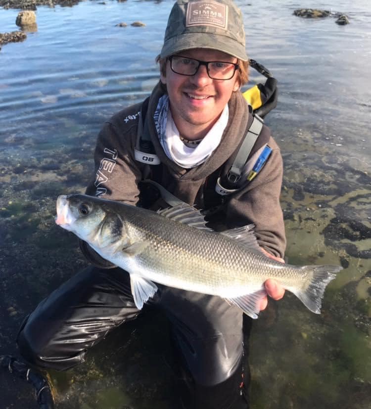 Federation member Kenny Bodles with a nice fish caught today on lures