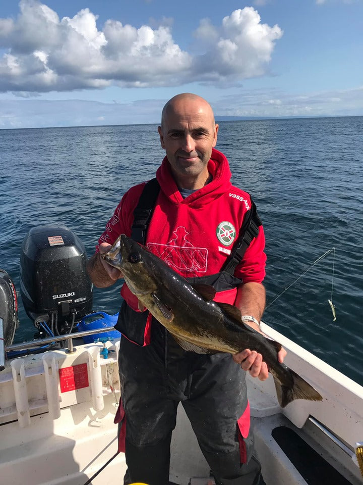 Nice day out in Red Bay with Ian Latham onboard his boat