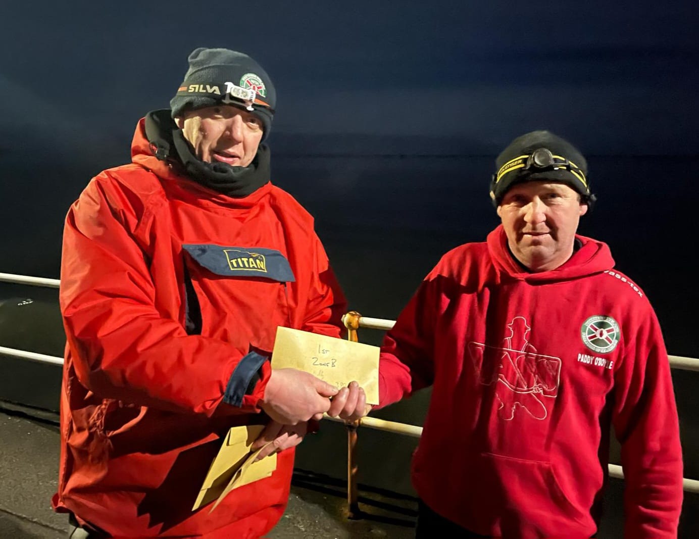 Last night, 24 Feb saw the second leg of our shore league on very calm conditions at Carnlough