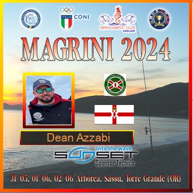 NIFSA anglers fishing the Magrini Surf Competition in Sardinia at the end of May.