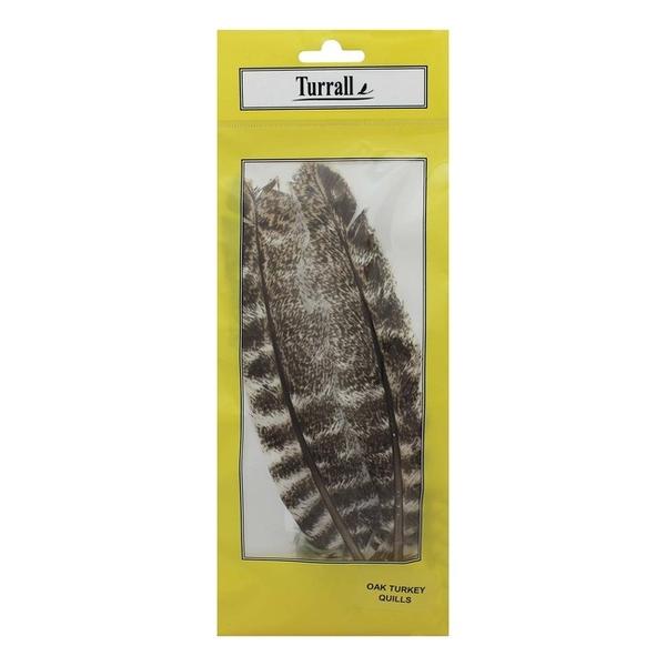 Barred turkey feathers for fly tying -Troutflies UK