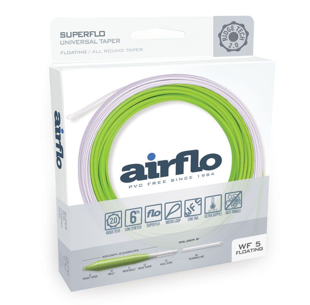 Airflo Superflo Ridge Tech 2.0 Universal Taper Floating All Round Taper Fly Line