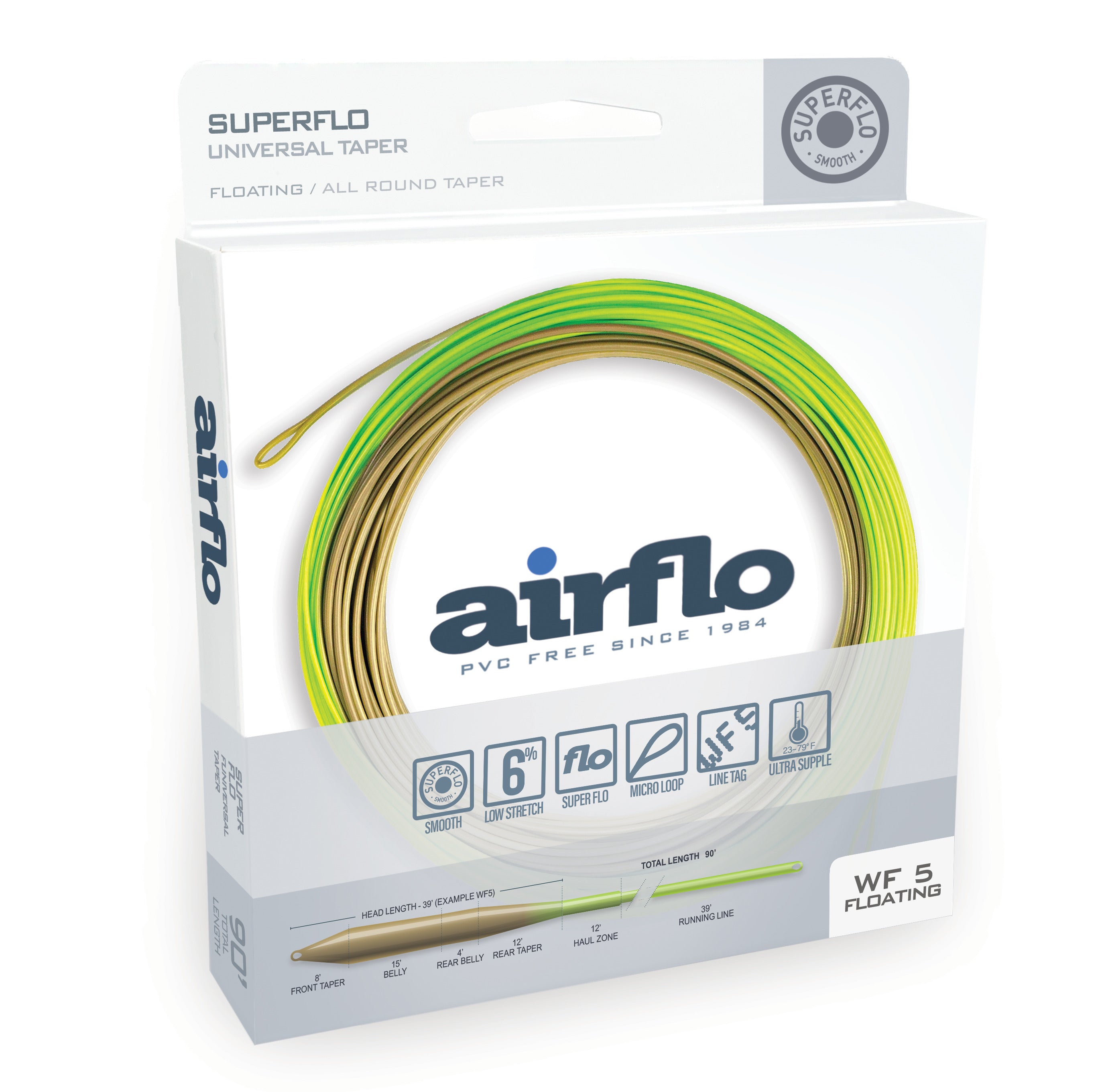 Airflo Superflo Universal Taper Floating All Round Taper Fly Line