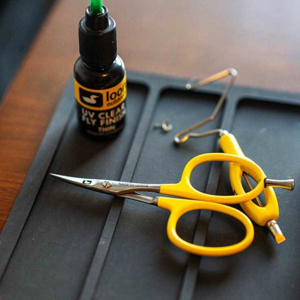 Loon Tungsten Carbide Curved All Purpose Scissors With Precision Peg