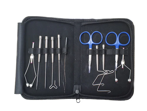 Turrall Fly Tying Starter Tool Kit With Case