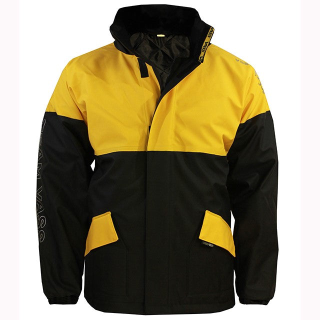 Vass 350 Series Winter Jacket Black & Yellow Front