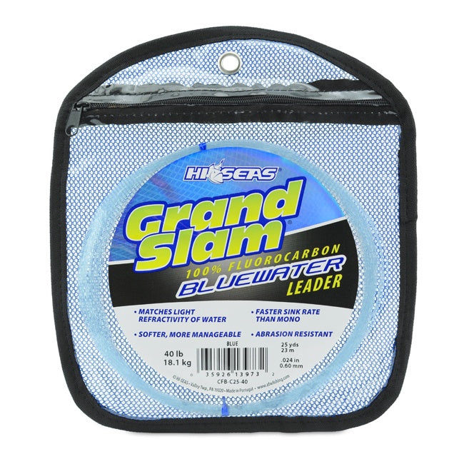 Hi-Seas Grand Slam Bluewater 100% Fluorocarbon Leader