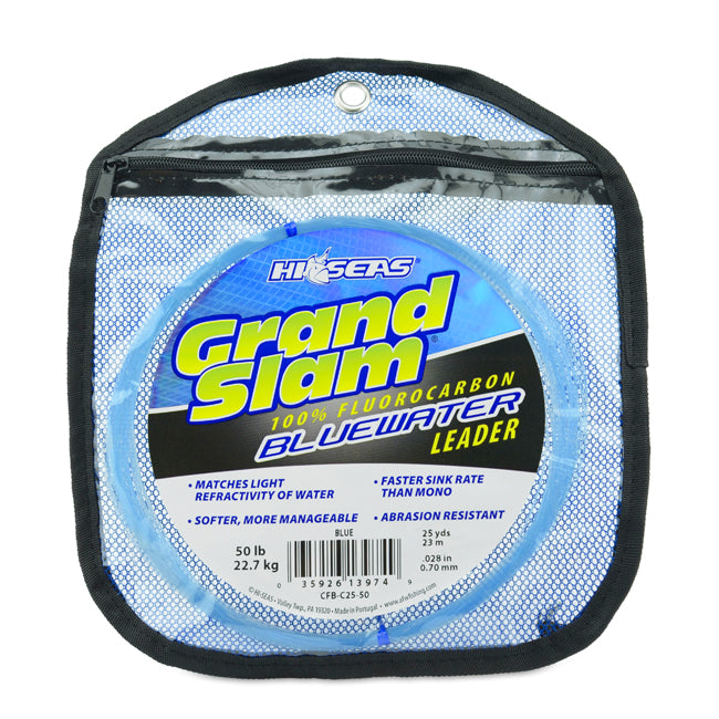 Hi-Seas Grand Slam Bluewater 100% Fluorocarbon Leader