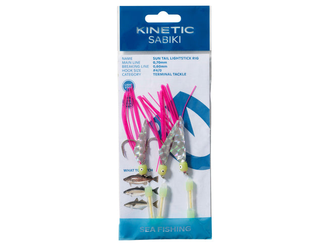 Kinetic Sabiki Sun Tail Lightstick Rig