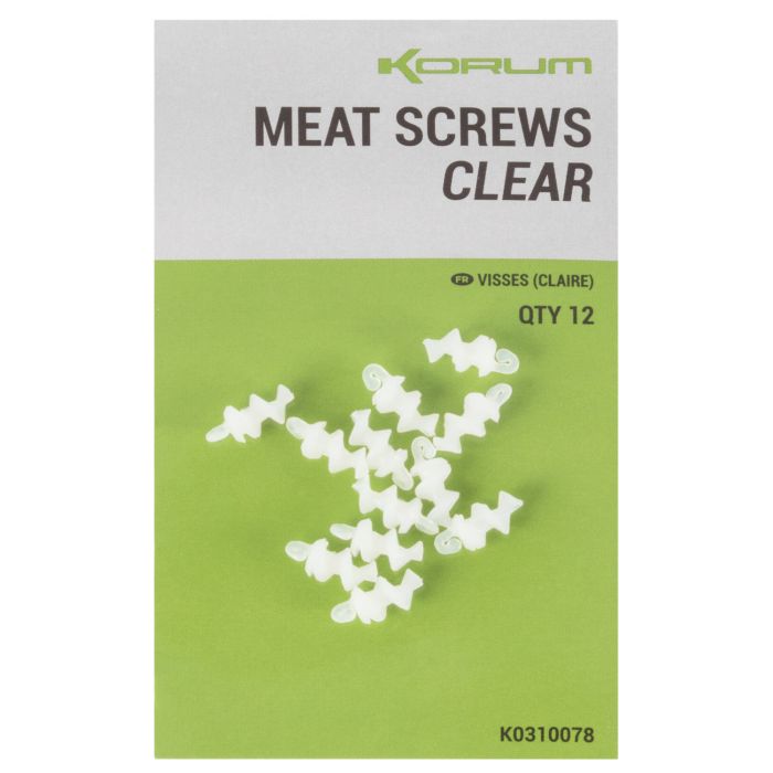 Korum Meat Screws Clear