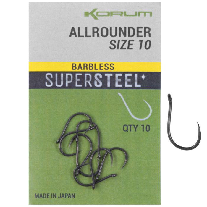Korum Supersteel Allrounder Hooks