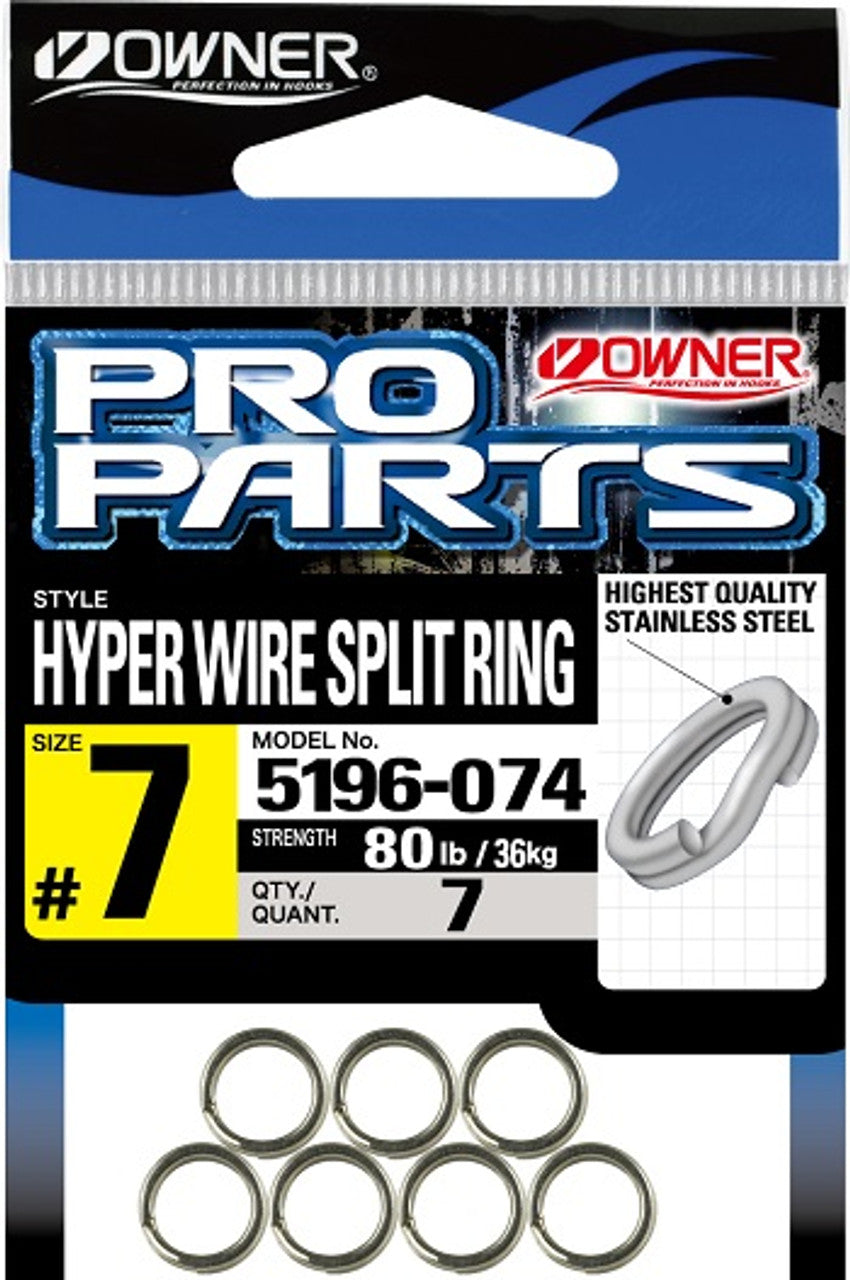 Owner Hyper Wire Stainless Steel Split Rings