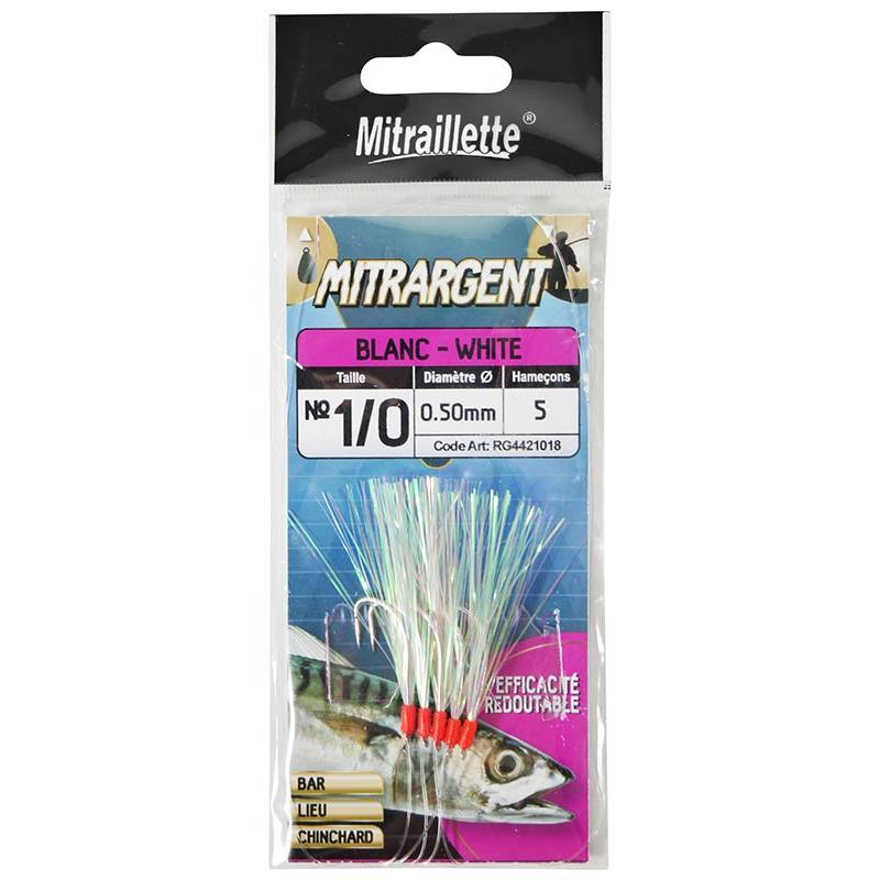 Ragot Mitrargent White Feather Mackerel Rig