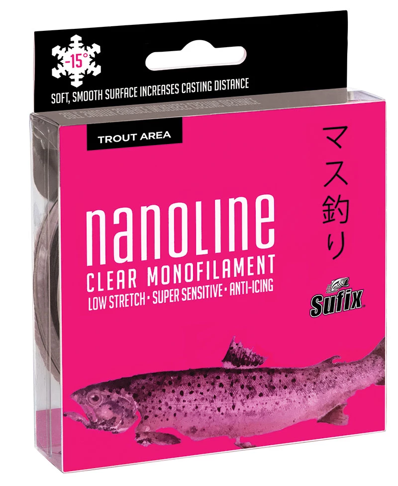 Sufix Nanoline Clear Monofilament ** 2lb clearout **