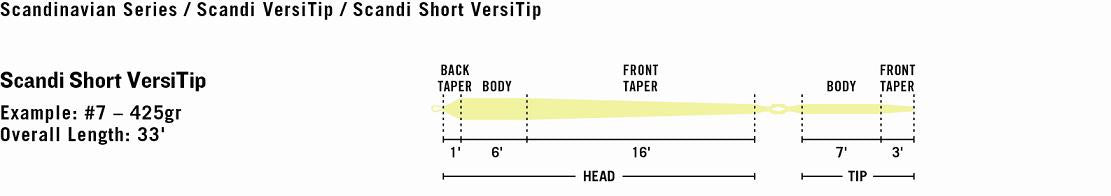 Rio Scandi Short VersiTip Head & Leaders
