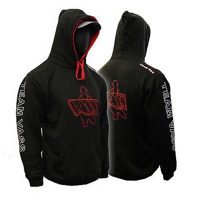 Vass Team Hoody Fleece Black/Red
