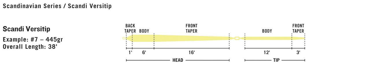 Rio Scandi VersiTip Head and Leaders
