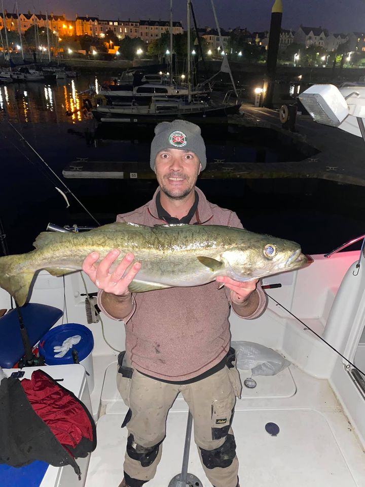 Cracking pollack out of Belfast Lough for #NIFSA member Neil Thompson Tracy tonight right at the death