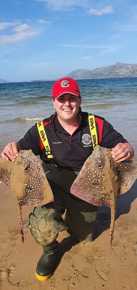 NIFSA federation member Gareth Bell had a good day on the rays and dogs in some spectacular scenery
