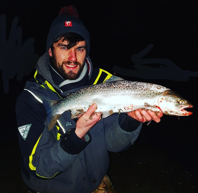 Nice North Down sea trout for Federation member Dan Finlay