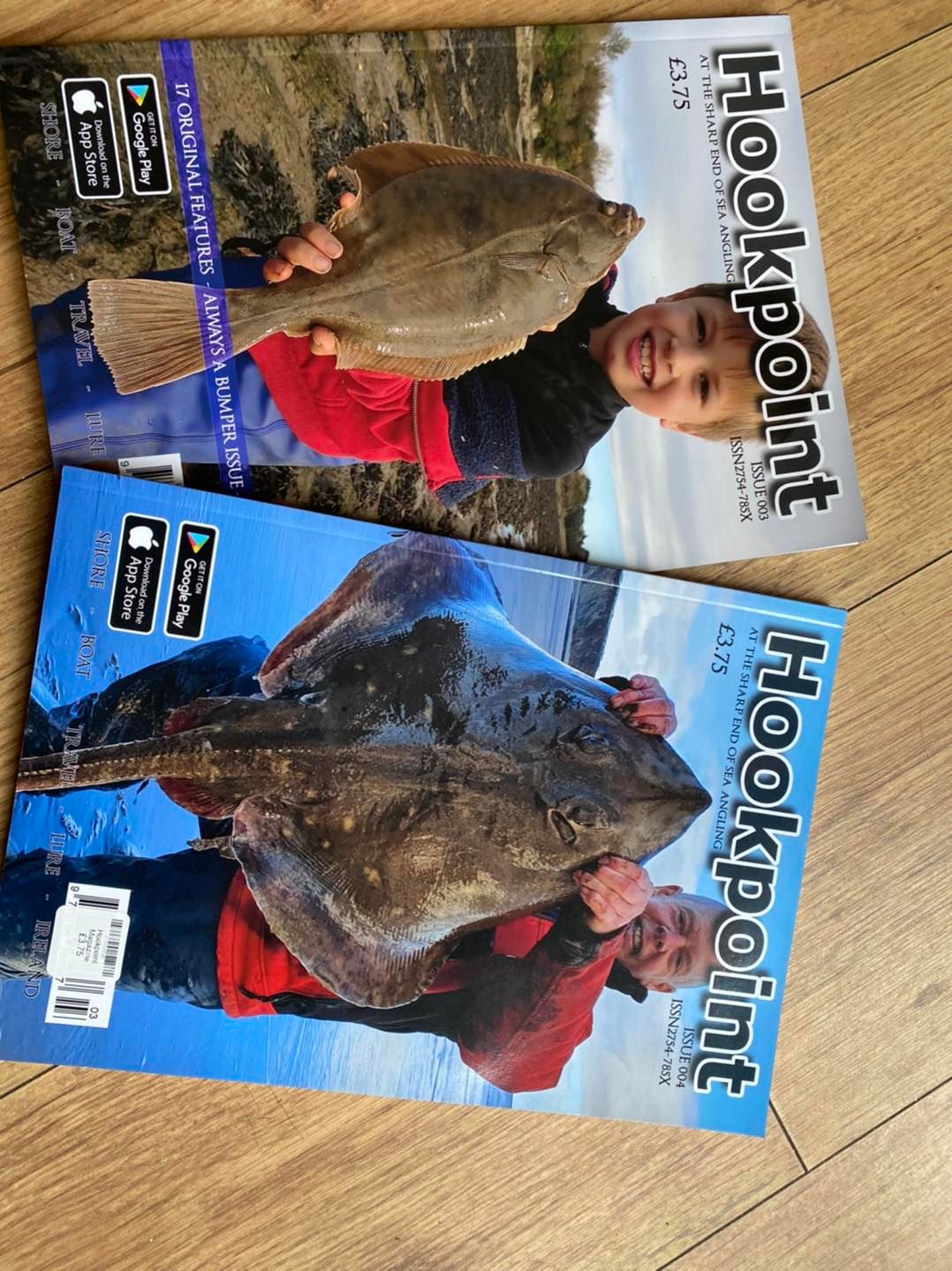 Nice bit of sponsorship from Hook Point magazine to give out free magazines for largest fish
