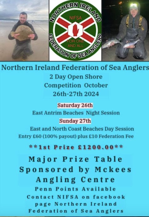 Our 2 Day shore competition is open to all