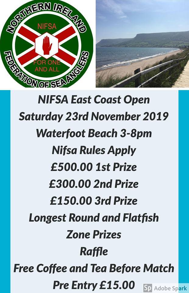Our Waterfoot Open has reached the 100 entries