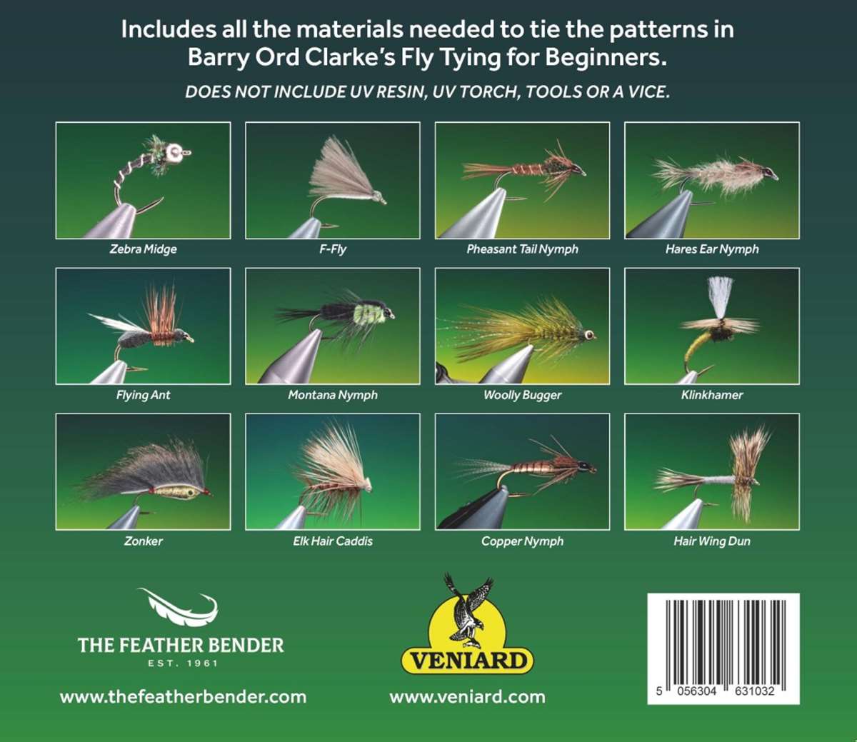 Barry Ord Clarke's Fly Tying Material Pack