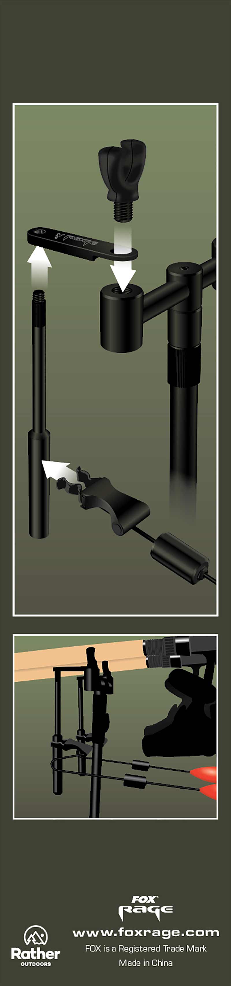 Fox Rage Predator Indicator Adapter Arm