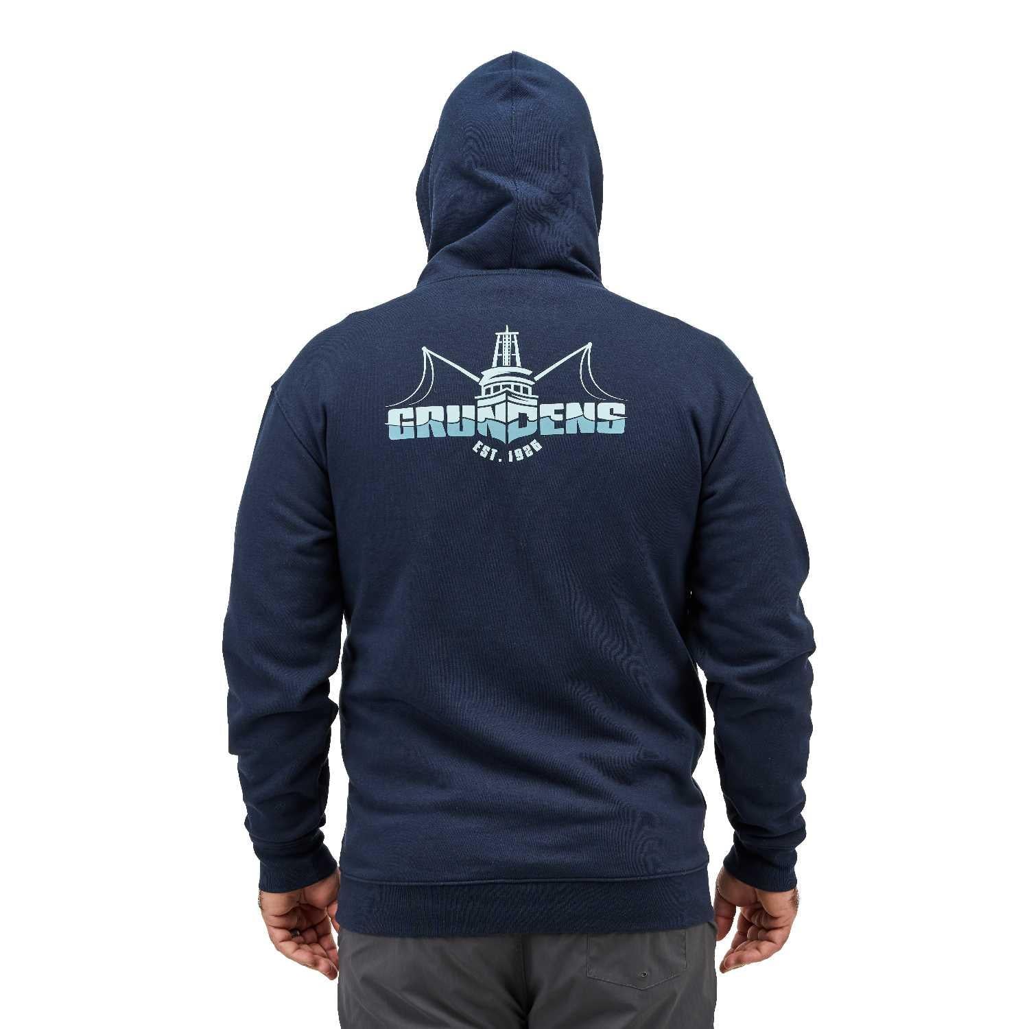 Grundens Logo Boat Hoodie