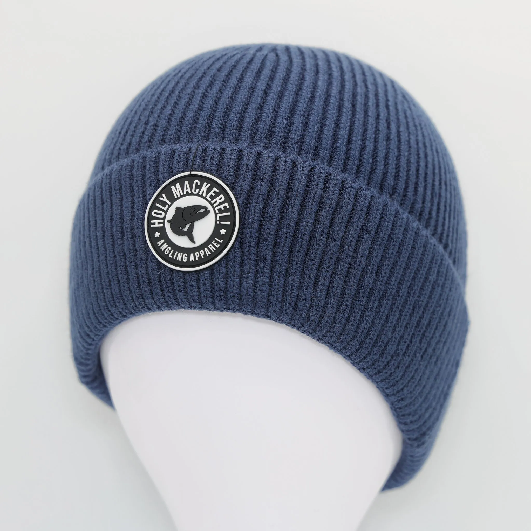 Holy Mackerel! Ribbed Knit Trawler Beanie