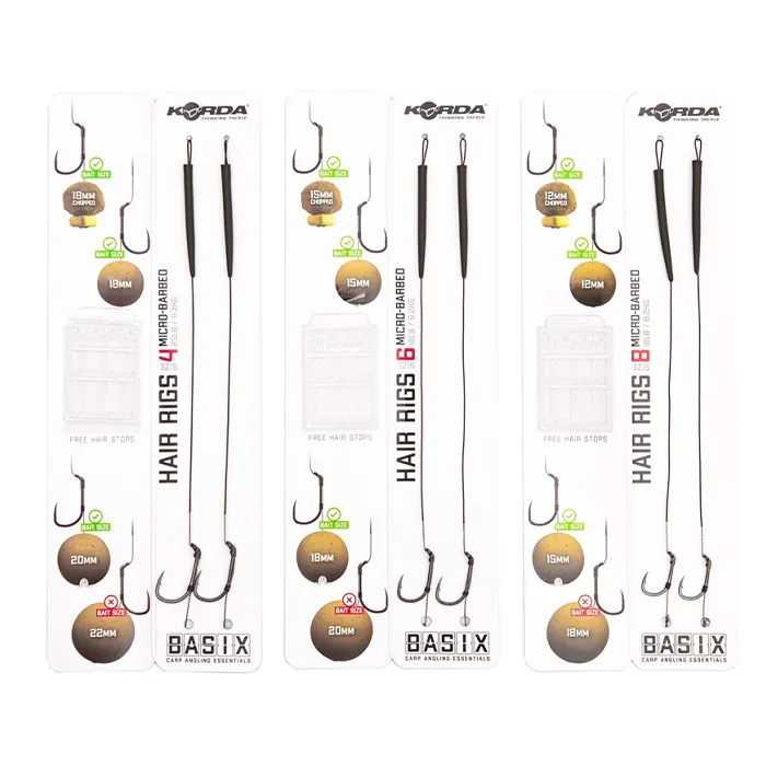 Korda Basix Hair Rigs