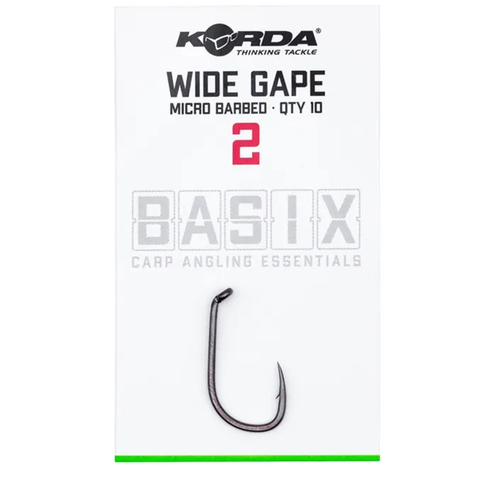 Korda Basix Wide Gape Hooks