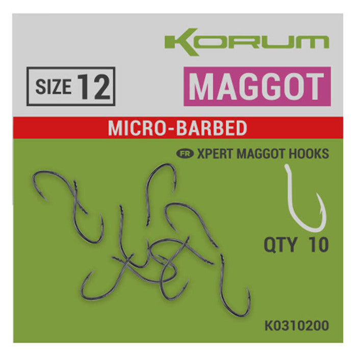 Korum Xpert Maggot Hooks