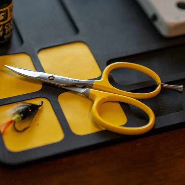 Loon Tungsten Carbide Curved All Purpose Scissors With Precision Peg