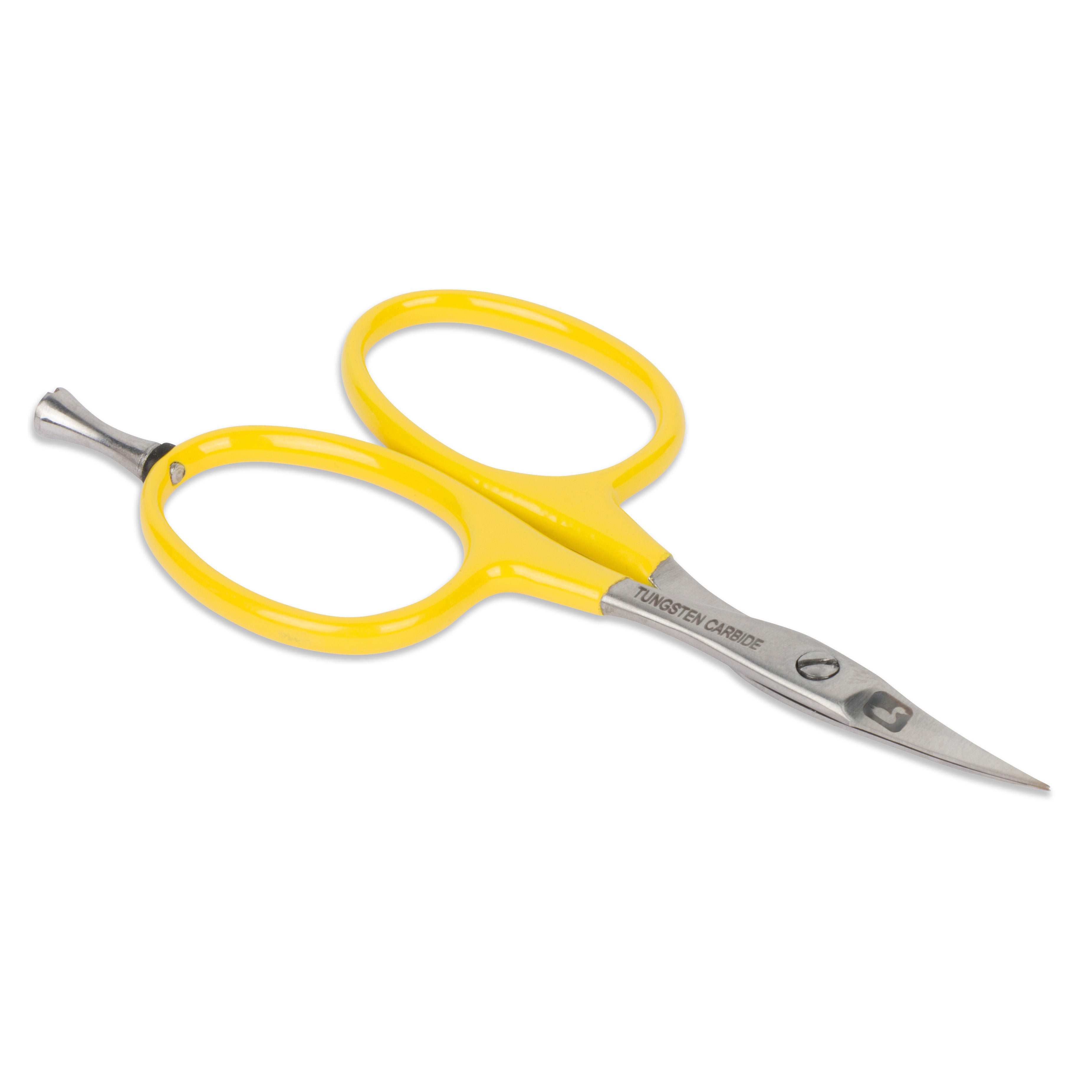 Loon Tungsten Carbide Curved Micro Tip Scissors With Precision Peg