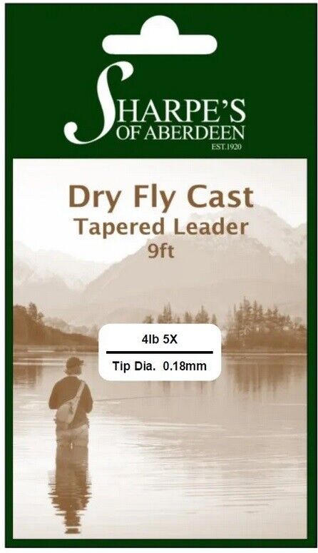 Sharpe's Dry Fly Cast Tapered Leader