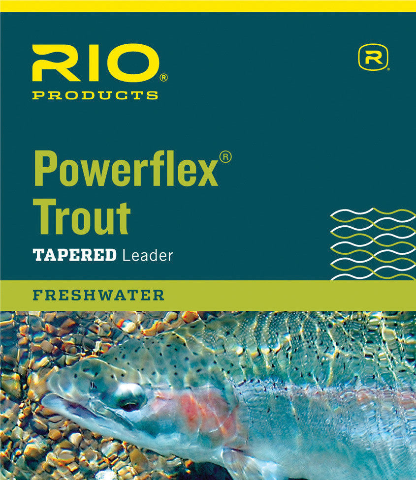 Rio Trout Powerflex Tapered Leader 9ft