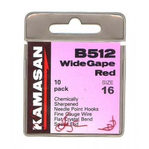 Kamasan B512 - Wide Gape Red