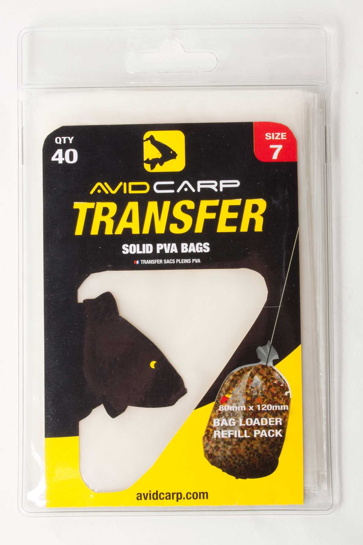Avid Carp Transfer Solid PVA Bags ** size 6 clearout **