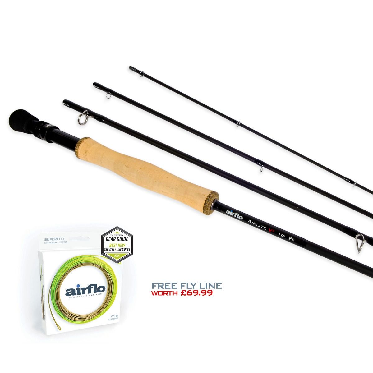 Shakespeare Sigma 10ft AFTM #7 Weight Fly Fishing Combo - Keen's