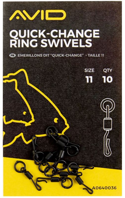 Avid Carp Quick-Change Ring Swivels