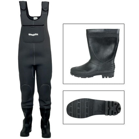 Ragot Neoprene Chest Waders With PVC Boots