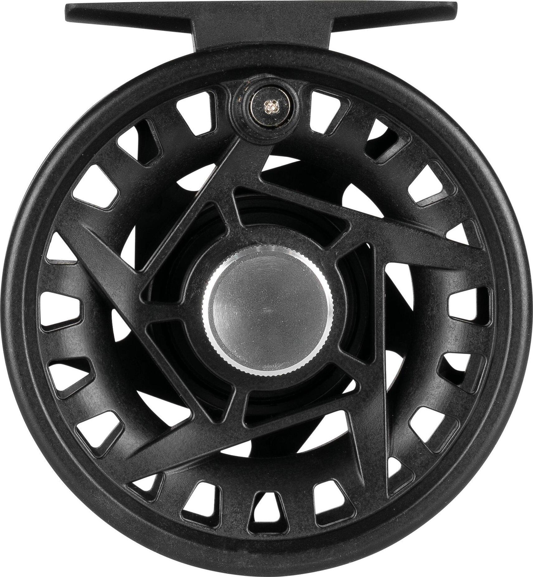 ROSS CANYON BIG Game 6 Fly Reel - Black with Neoprene Case, Box