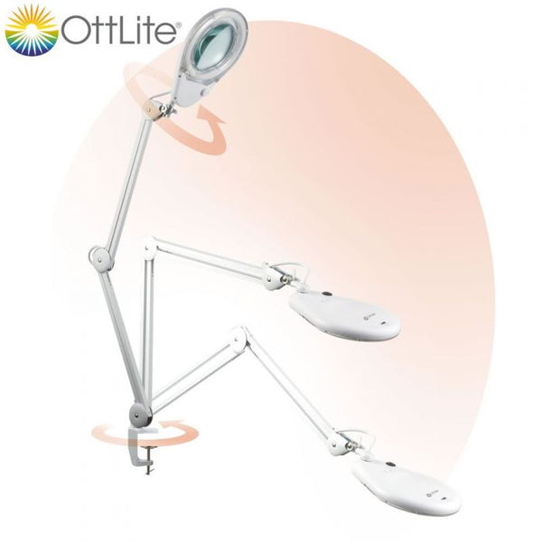 Ottlite magnifier store crane lamp
