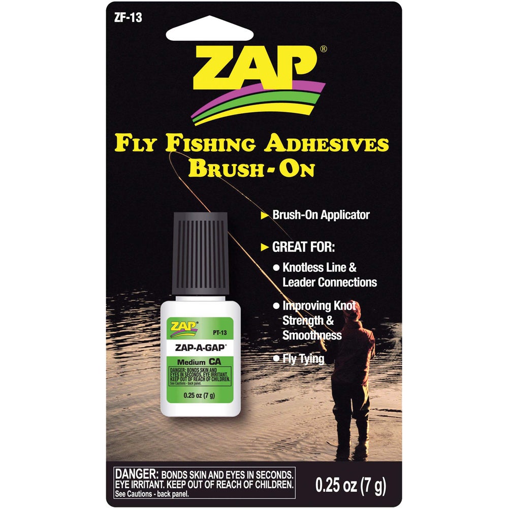 Zap-A-Gap Fly Fishing Adhesive Brush-On Glue