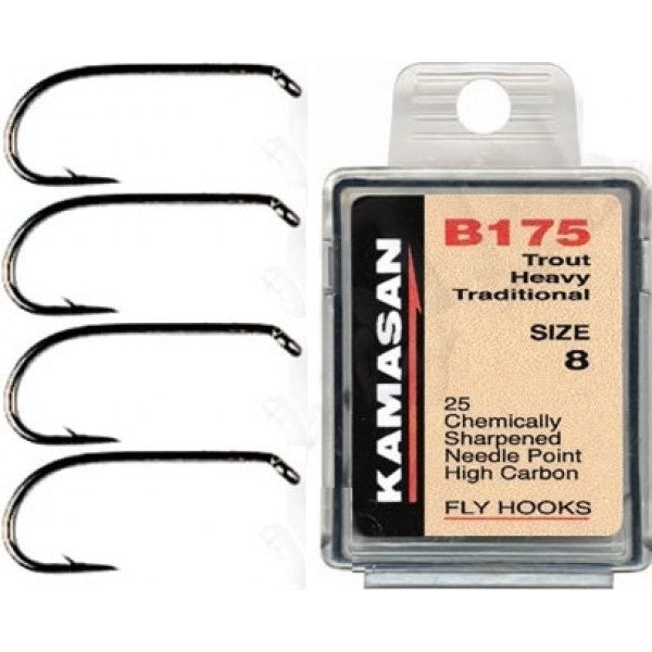 Kamasan B400 Round Bend - 1000 Pack - Fly Hooks, Kamasan Hooks - Fly Tying